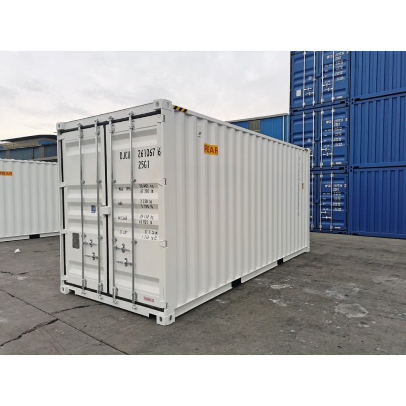 Contenedor 20ft High Cube Doble Puerta